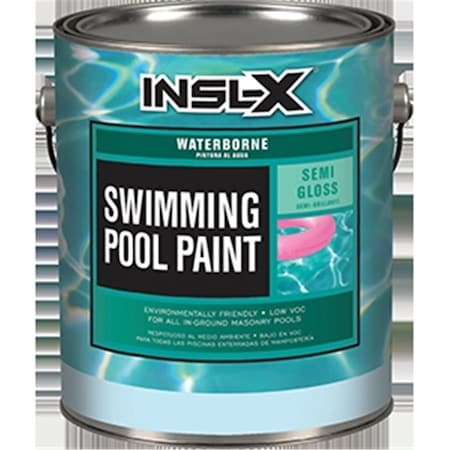 Insl-X Products WR 1019 Aquamarine Waterborne Pool Paint - 1 Gallon IN327764